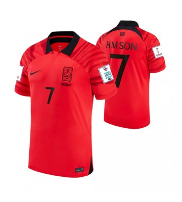 South Korea Son Heung-min #7 Replica Home Stadium Shirt World Cup 2022 Short Sleeve